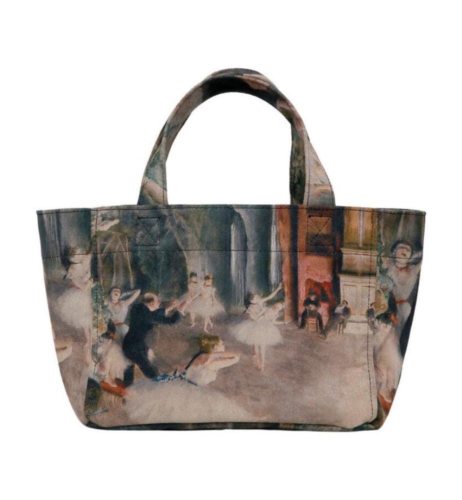 Handtasche aus pflanzlich gegerbtem Leder - Design Ballerinas - Mehrfarbig