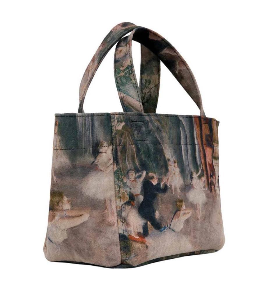 Handtasche aus pflanzlich gegerbtem Leder - Design Ballerinas - Mehrfarbig