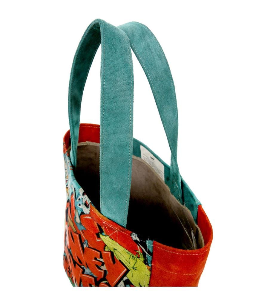 Vegan-Tasche für Damen, mehrfarbig, gross – Warner Bros. „The Toon Parade“-Motiv