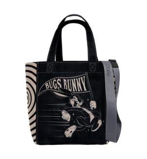 Borsa Vegan nera grande - Warner Bros What's Up, Bag! Design
