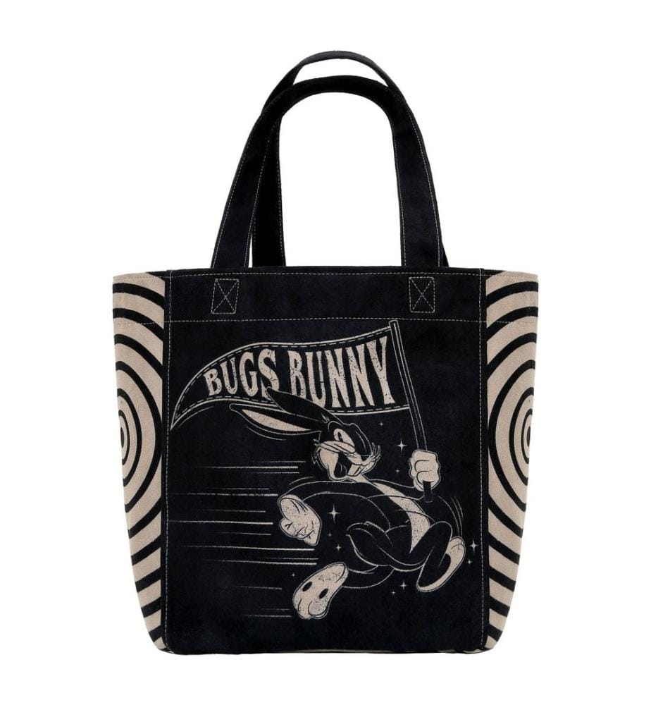 Borsa Vegan nera grande - Warner Bros What's Up, Bag! Design