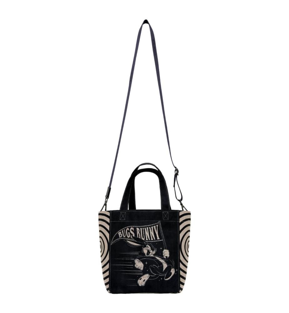 Borsa Vegan nera grande - Warner Bros What's Up, Bag! Design