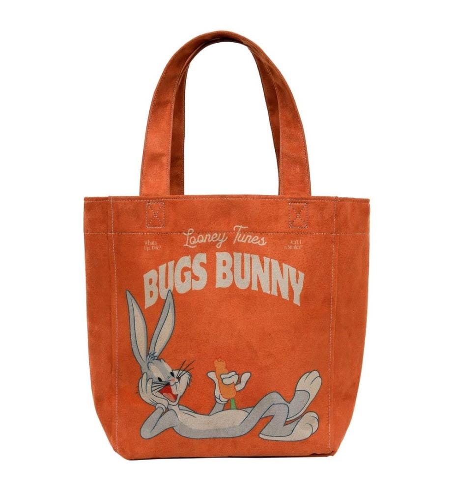 Grand sac fourre-tout orange végétalien - Warner Bros Red Hot Bunny Design
