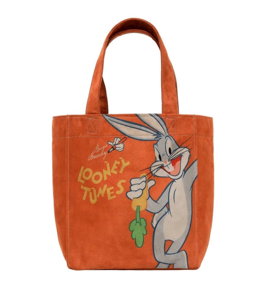 Grand sac fourre-tout orange végétalien - Warner Bros Red Hot Bunny Design