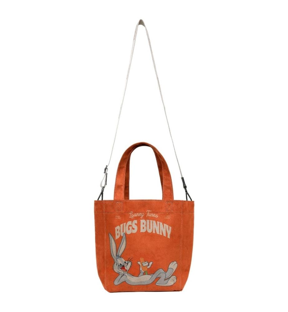 Grand sac fourre-tout orange végétalien - Warner Bros Red Hot Bunny Design