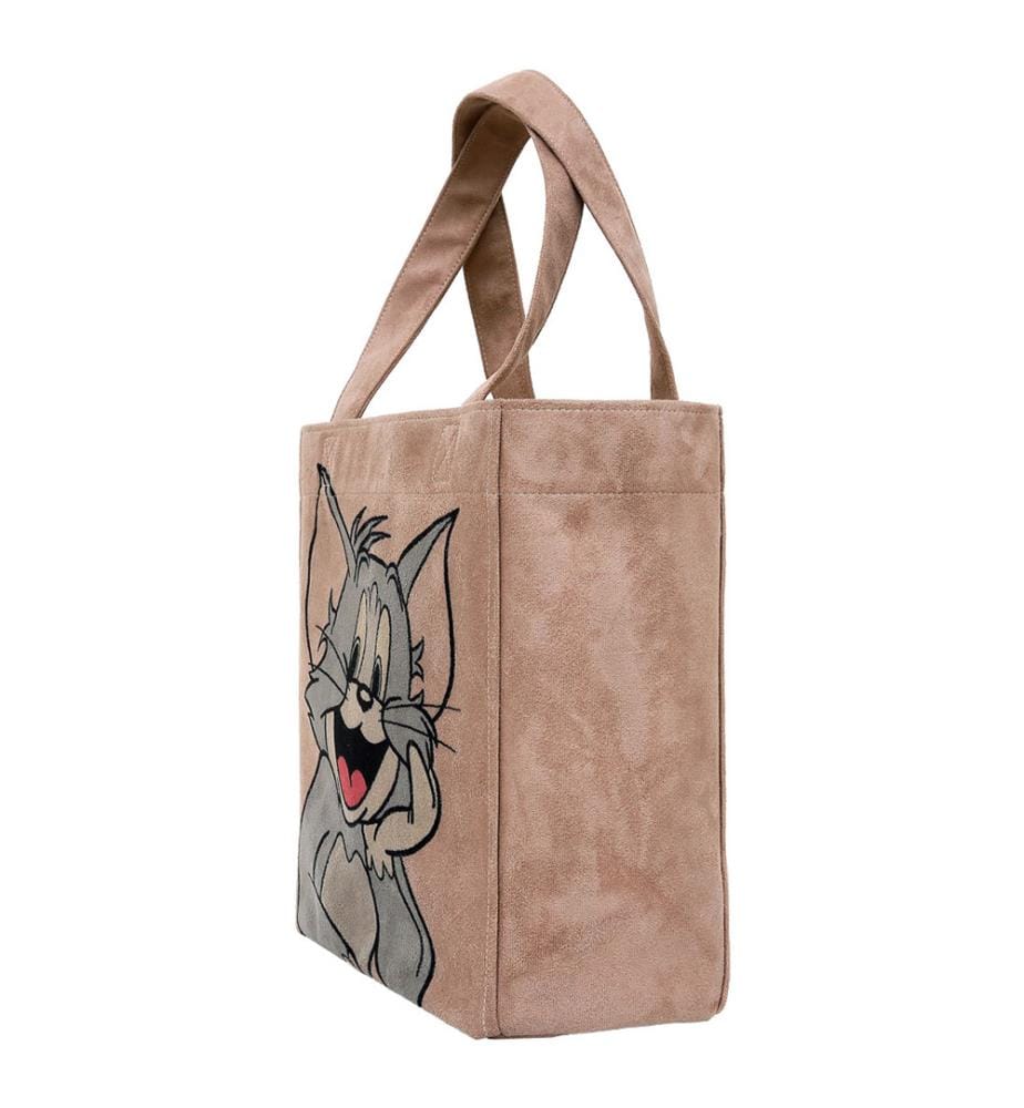 Grand sac fourre-tout vegan pour femme - Motif « Smiles and Whiskers » de Warner Bros