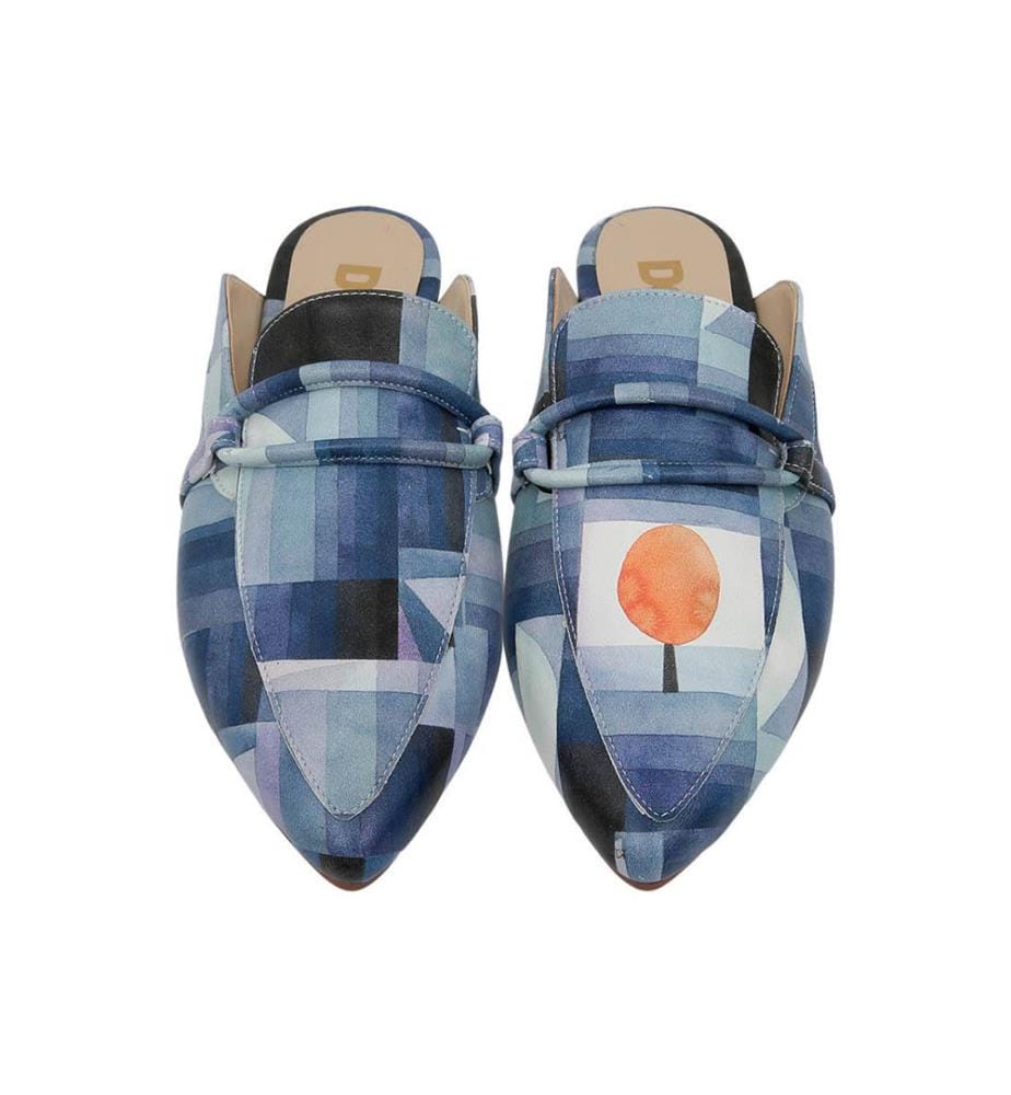 Pantofole in pelle vegana della Marina - Be Different Design