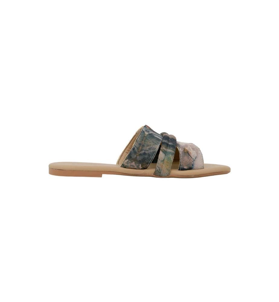 Pantoletten Ballerinas Motiv - Multicolor