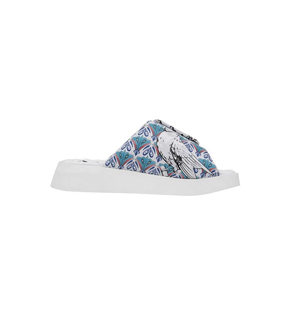 Pantoletten Let Your Dreams Be Your Wings Motiv - Multicolor