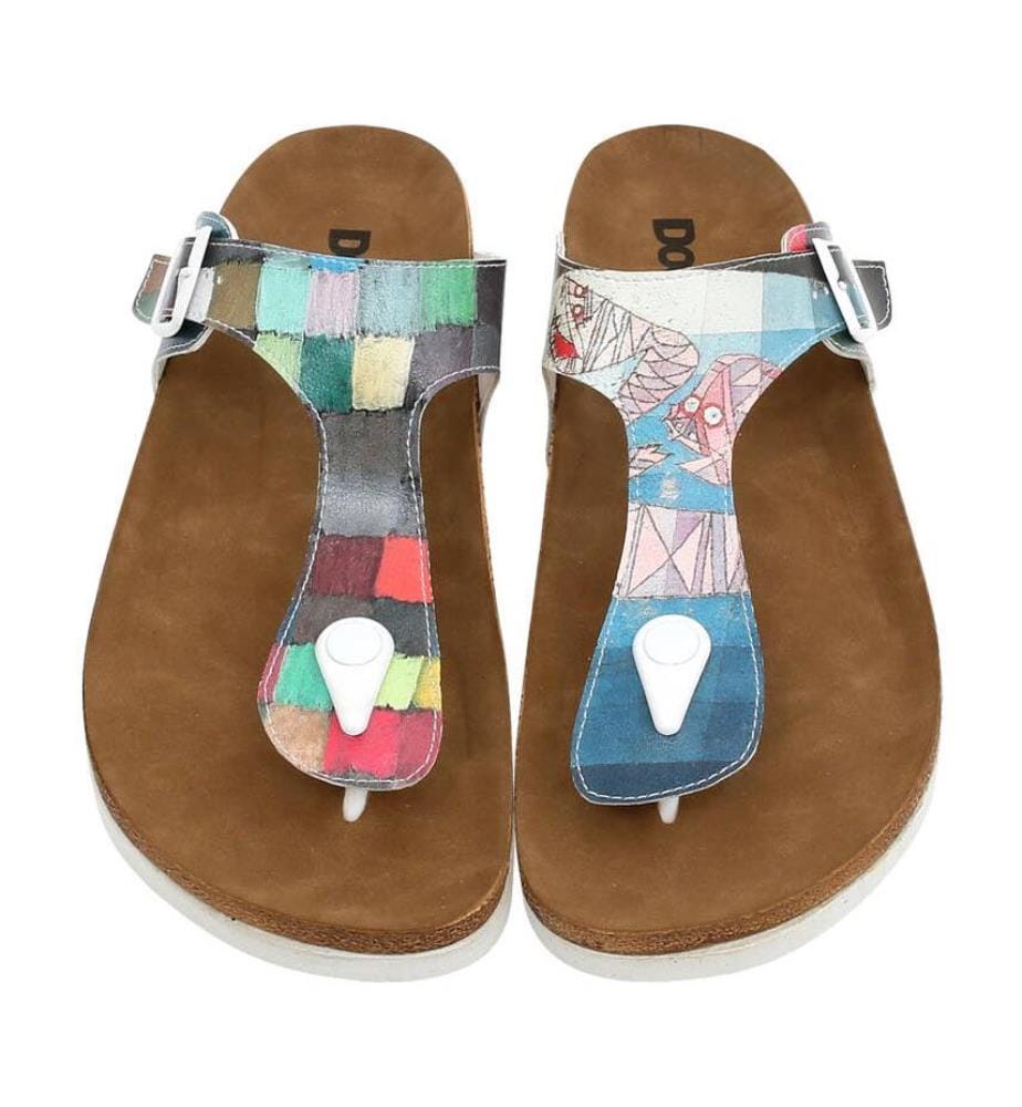 Flip-Flops Yabara with Fish - Mehrfarbig