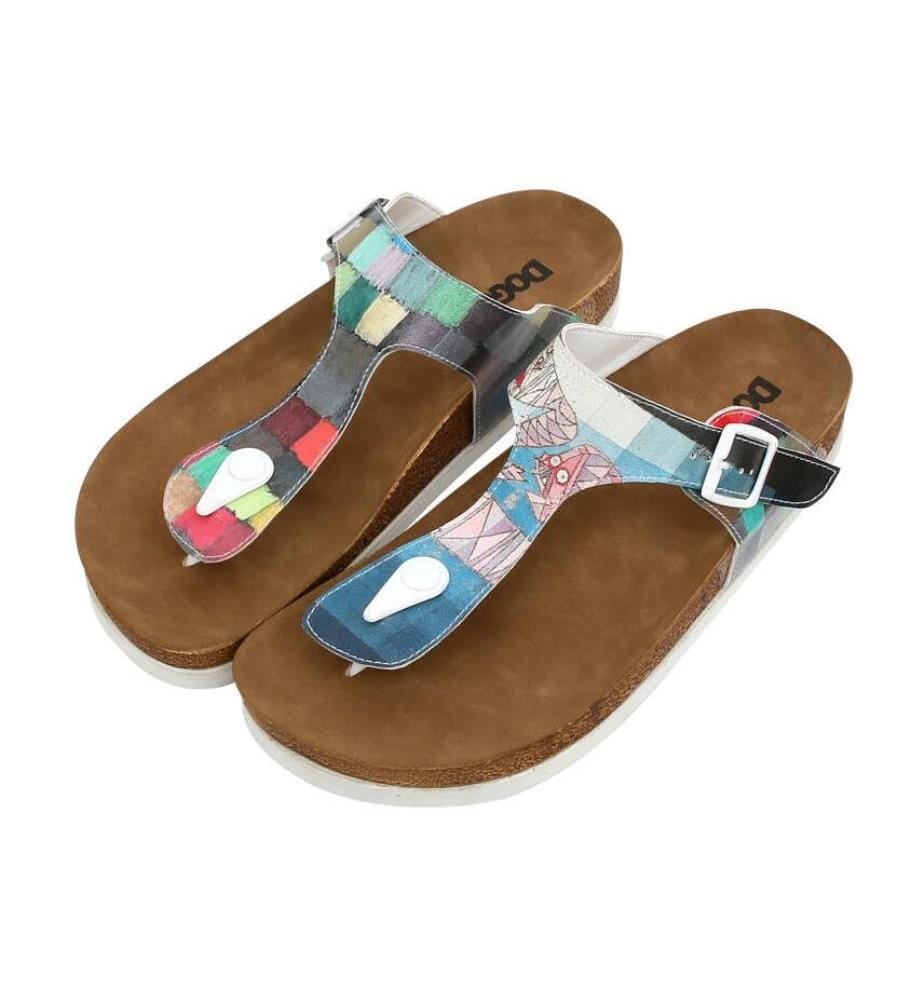 Flip-Flops Yabara with Fish - Mehrfarbig