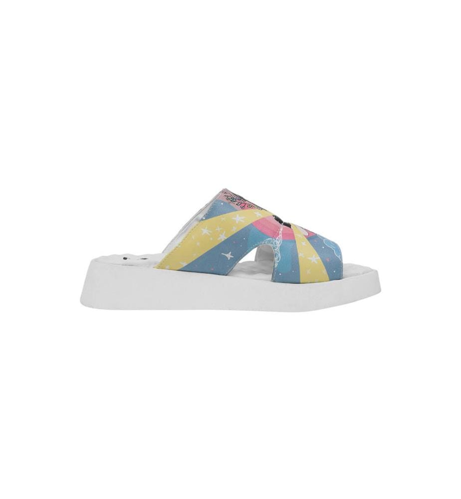 Pantoletten Finde deinen inneren Frieden Motiv - Multicolor