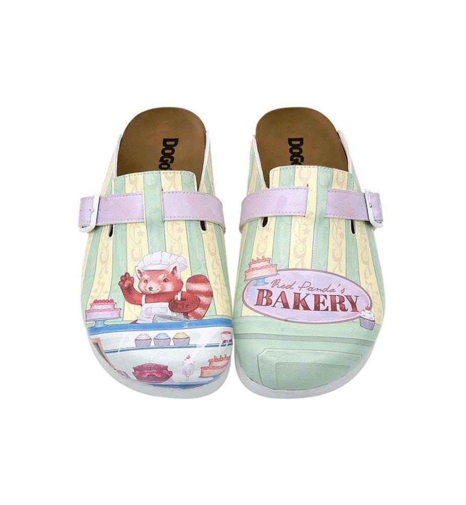 Vegan Leather Multicolor Slippers - Red Panda Bakery