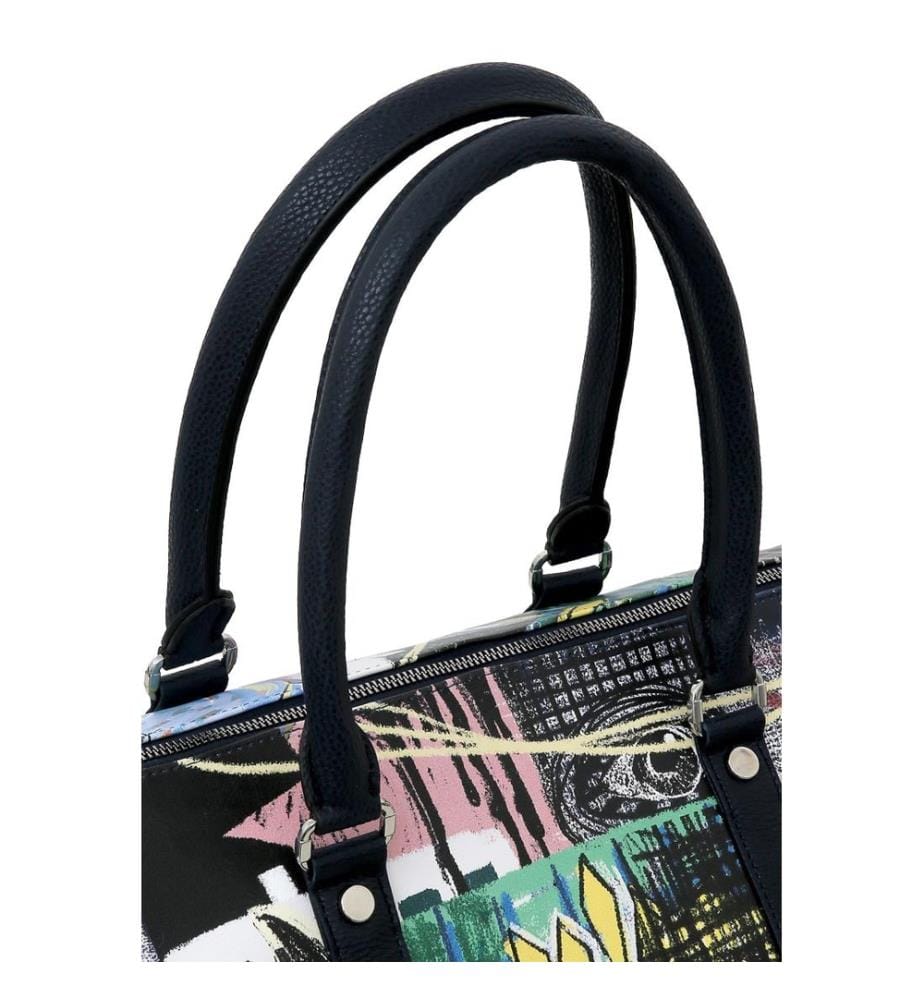 Sac de sport en cuir végétal noir - I Need Art Design