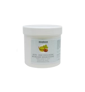 MEDiDOR Crema da massaggio Foglia di vite Ippocastano 250 ml