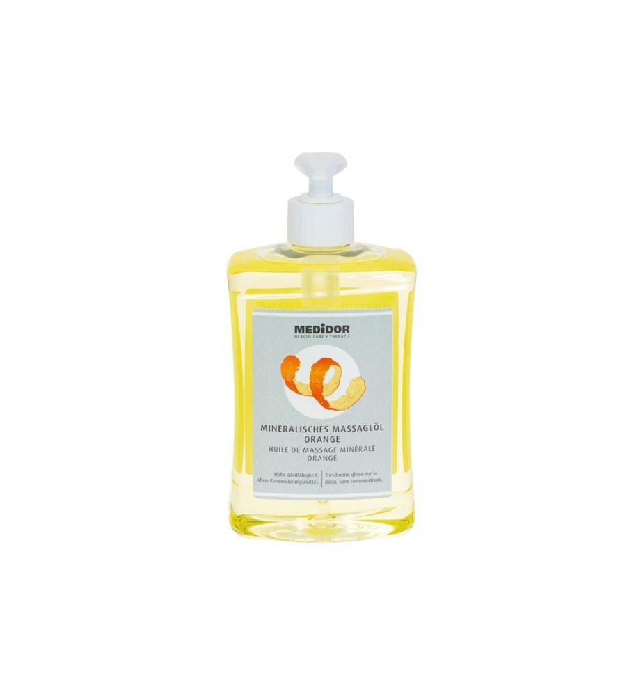 MEDiDOR Olio da massaggio Arancia con dispenser 500 ml