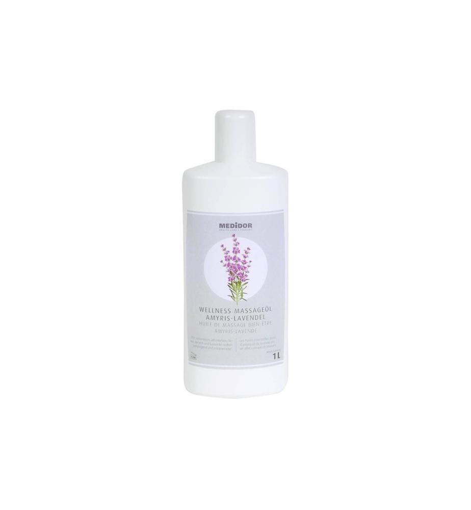 MEDiDOR Olio da massaggio Amyris-lavanda 1 litro