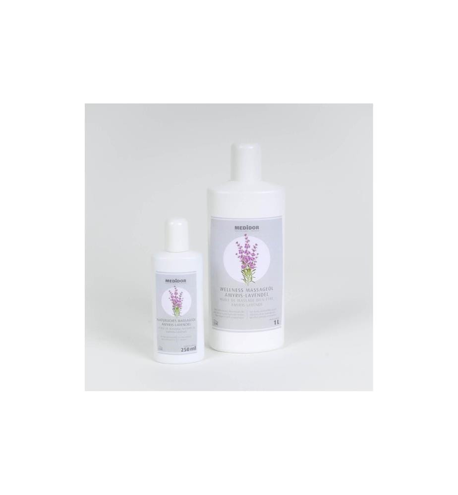MEDiDOR Olio da massaggio Amyris-lavanda 1 litro