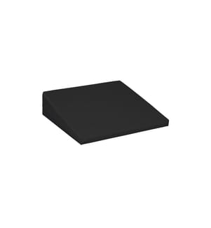 Cuscino a cuneo MEDiDOR Skai Tundra nero 40 x 40 x 10 cm