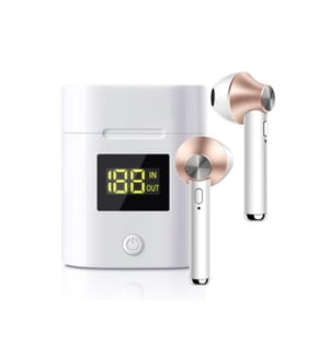 Écouteurs TWS EKO LED Bluetooth 5.0 - Modèle JeezPro - Or