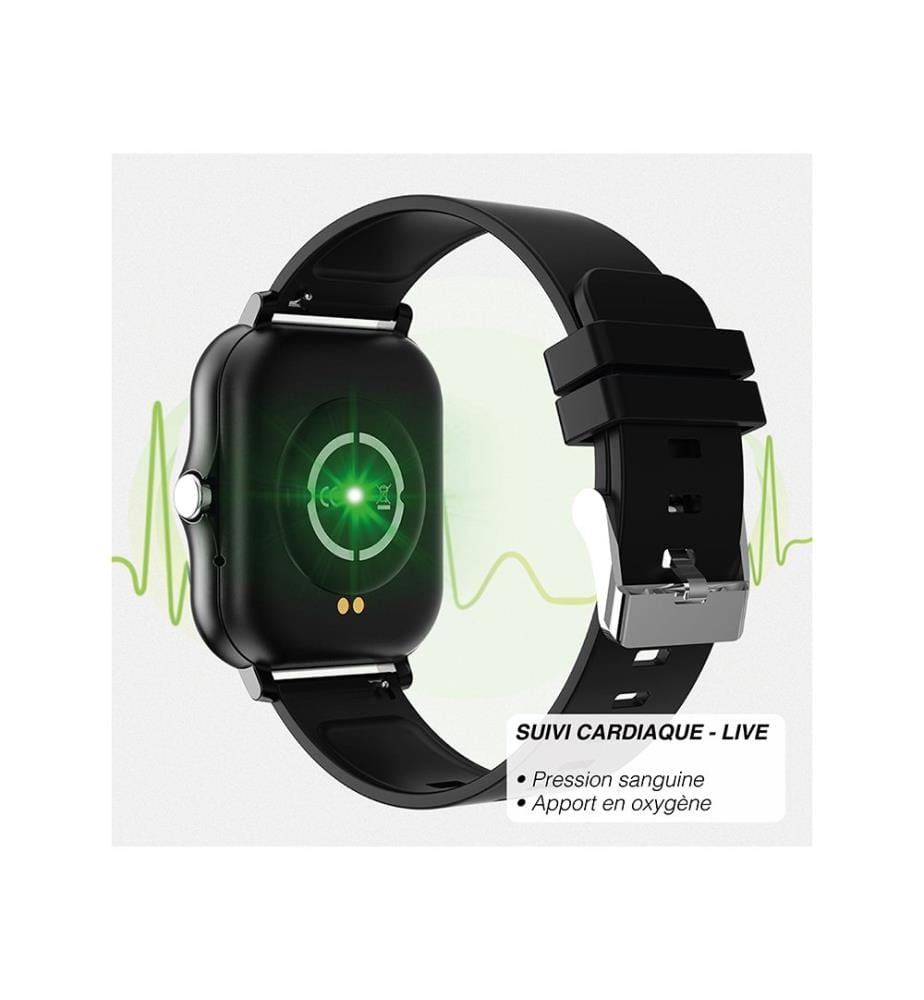 Montre connectée EKO - Modèle Balnéo - Coloris Beige (bracelet en silicone)