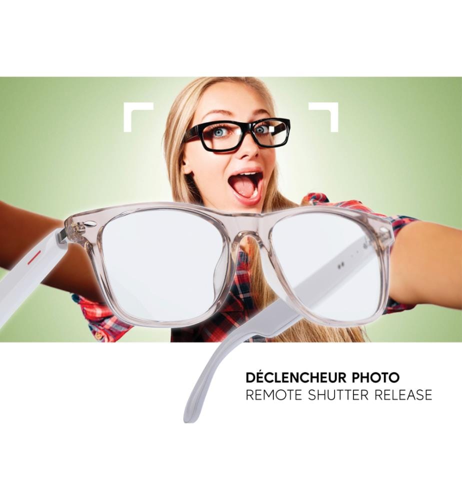 Lunettes connectées Sirius - Blanc & Champagne
