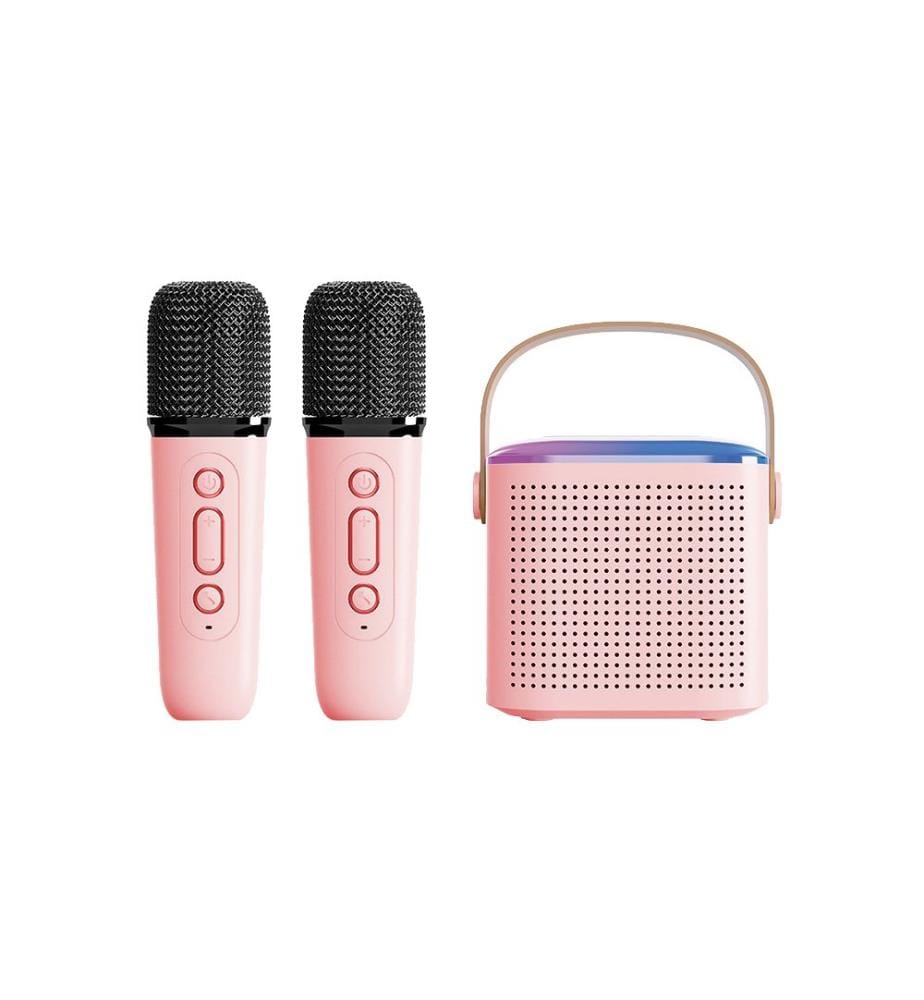 Mini Karaoké EKO Bluetooth 5.3 - Modèle Taylor - Rose