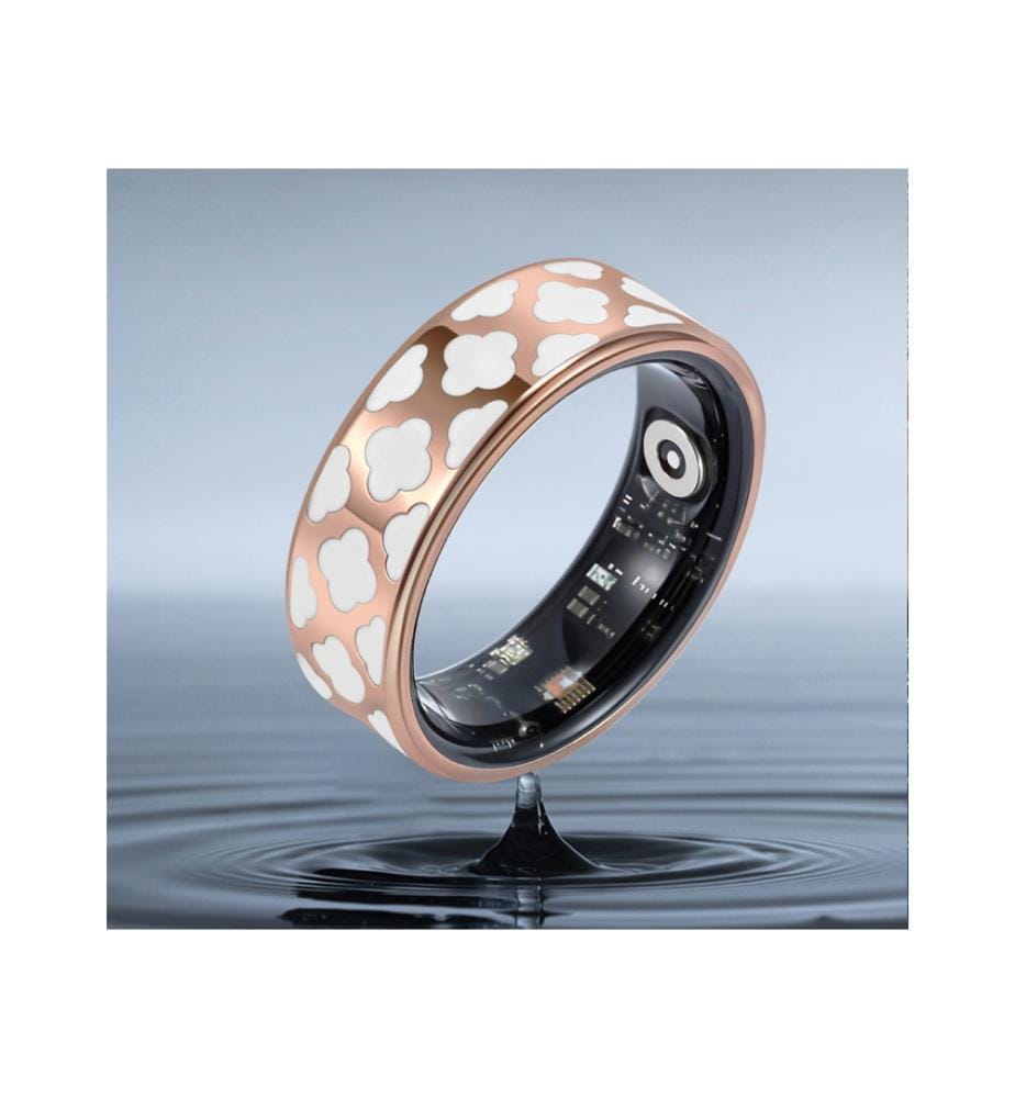 Bague connectée Ursa - Or Rose & Blanc (Taille 12)