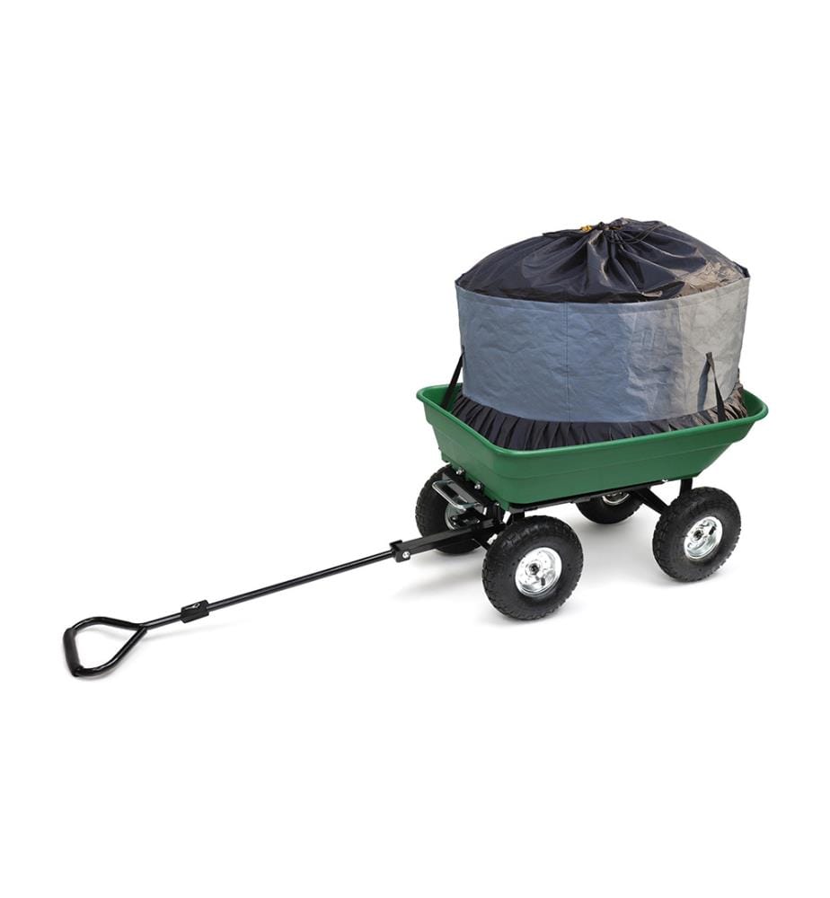 Transportwagen 120 kg Tasche 250 l - Schwarz und Grün