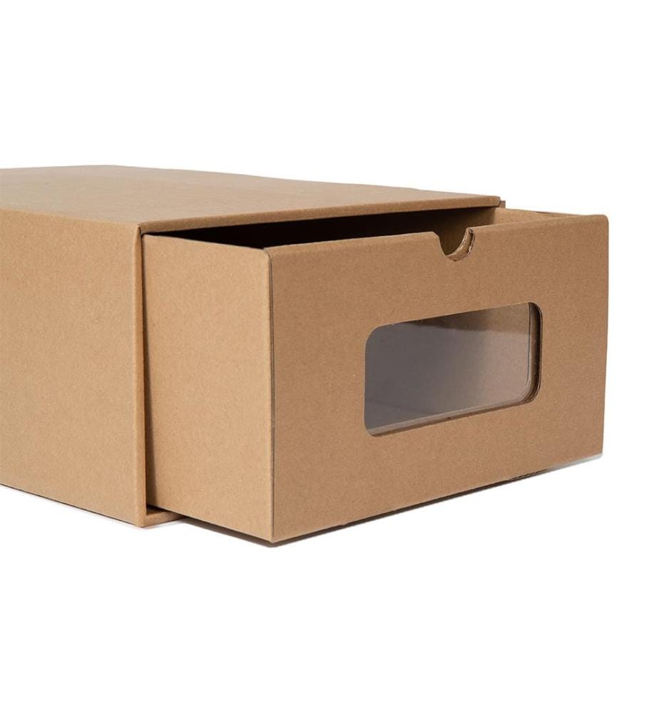 Set von 20 Aufbewahrungsboxen aus Craft - 35x23.5x13.5cm - Hellbraun