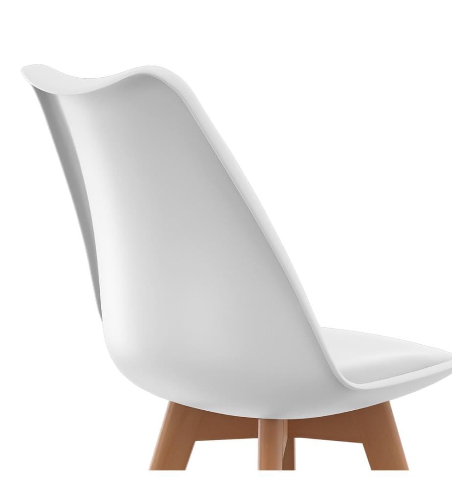 4er-Set Stühle Nordia 46 x 51 x 79.5 cm - Weiss