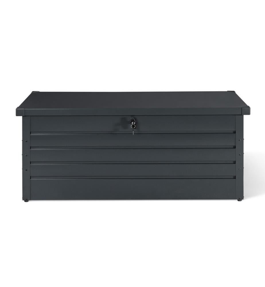 Contenitore per esterni in acciaio zincato 600L - Grigio antracite