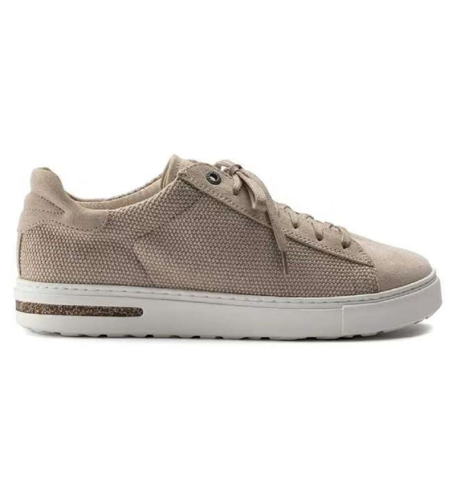 Sneaker aus Leder Bend Low - Taupe