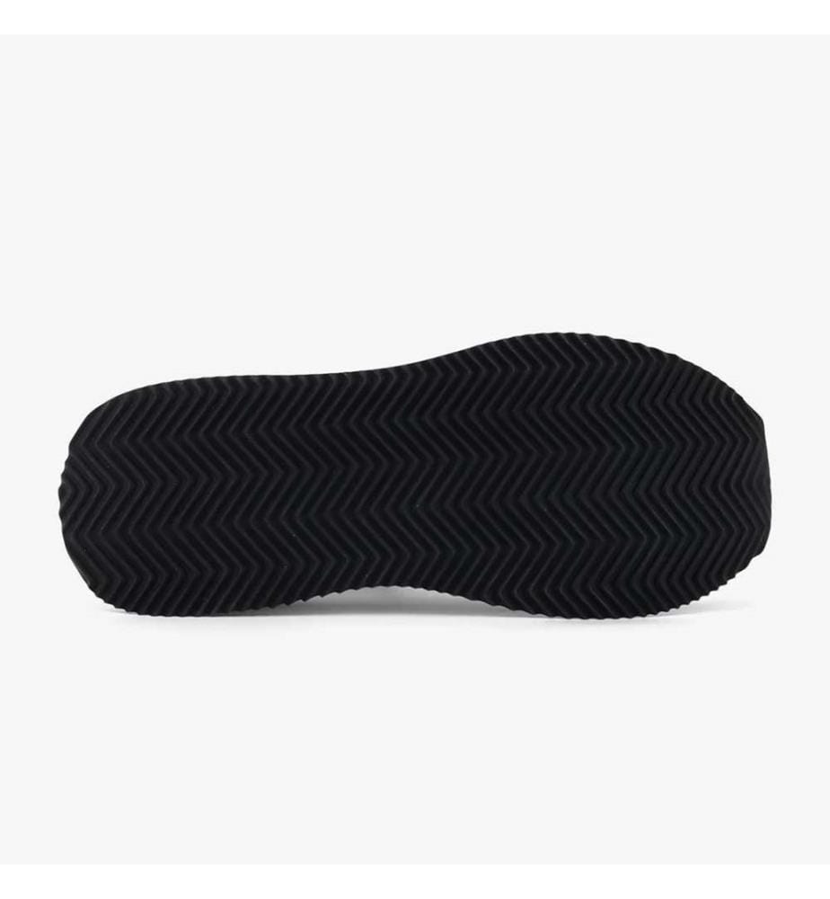 Baskets Nylon & Daim Cushion – Noir/Blanc