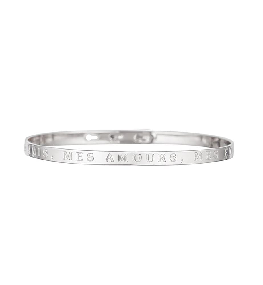 Armband Mes Amis, mes Amours, mes Emmerdes - Messing
