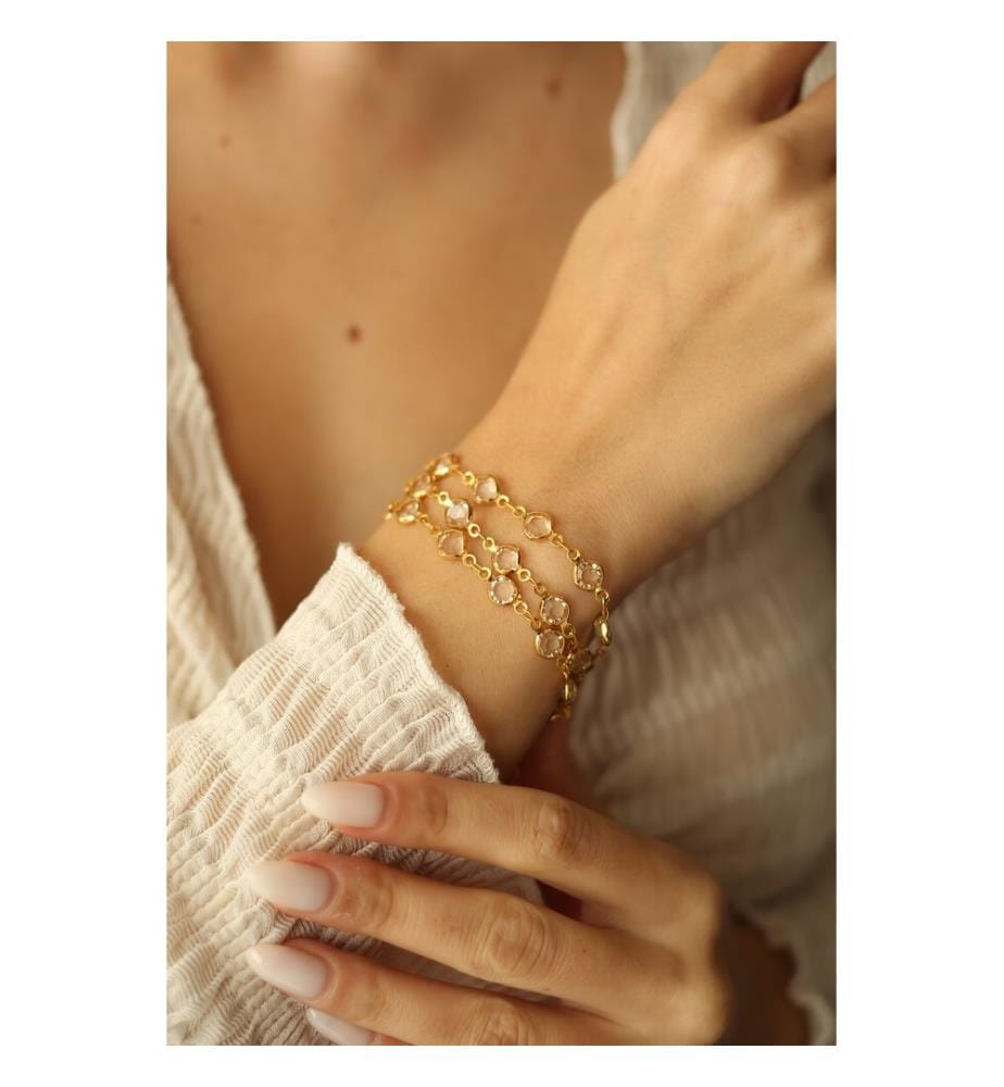Bracelet en cristal - Blanc