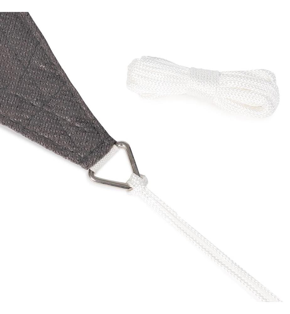 Voile d'ombrage rectangulaire - 4 x 3 m - Gris