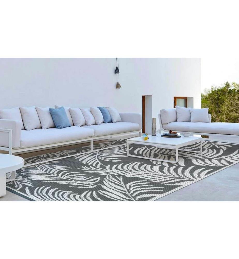 Rechteckiger Teppich Hawaii 270 x 370 cm - Grau