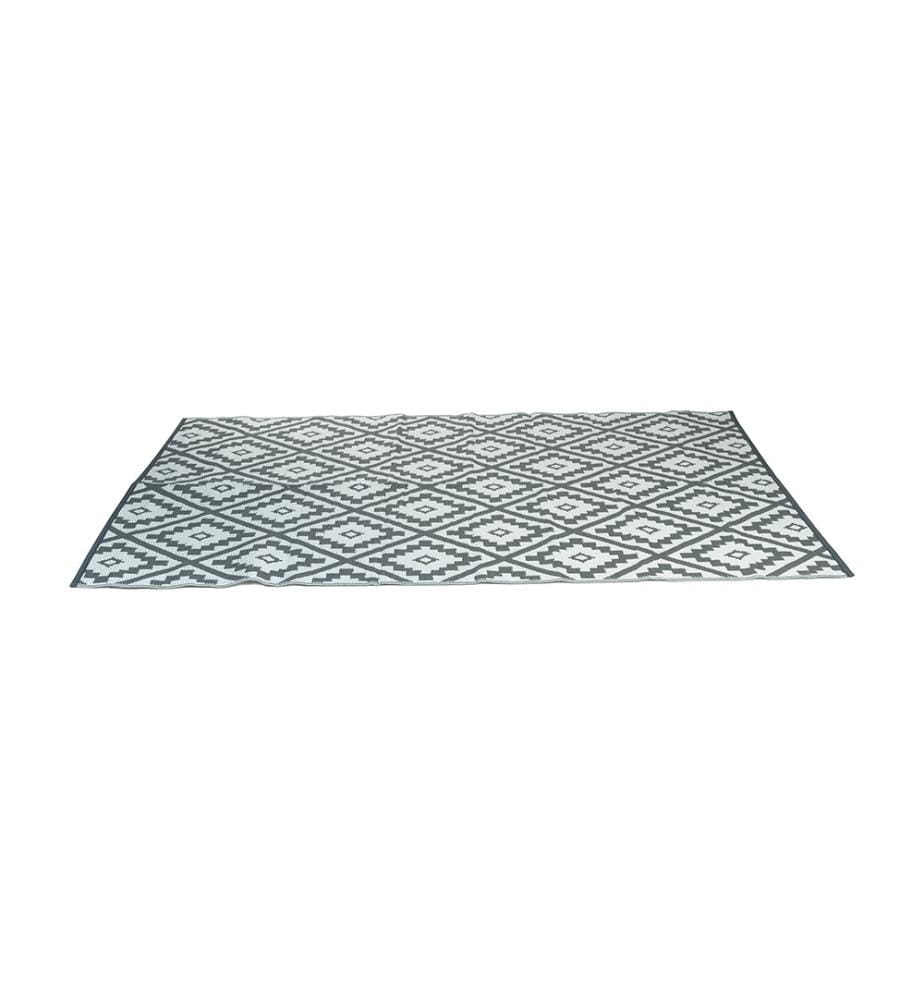 Outdoor Teppich Rechteckig 160 x 240 cm - Grau