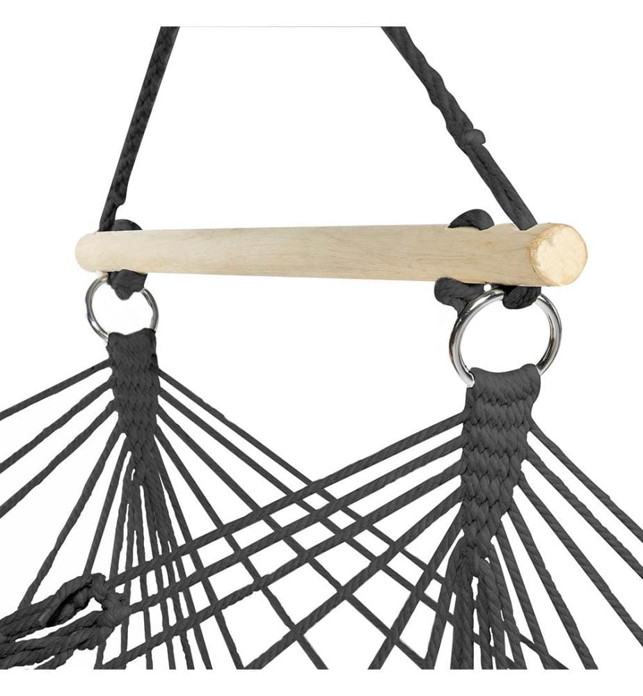 Hamac Suspendu Macrame + Coussin - Beige