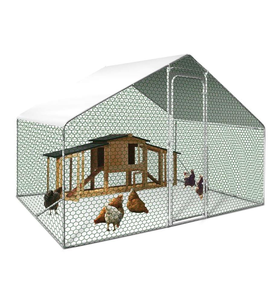 Freilaufgehege mit Drahtgitter Eco 6m², - Mehrfarbig