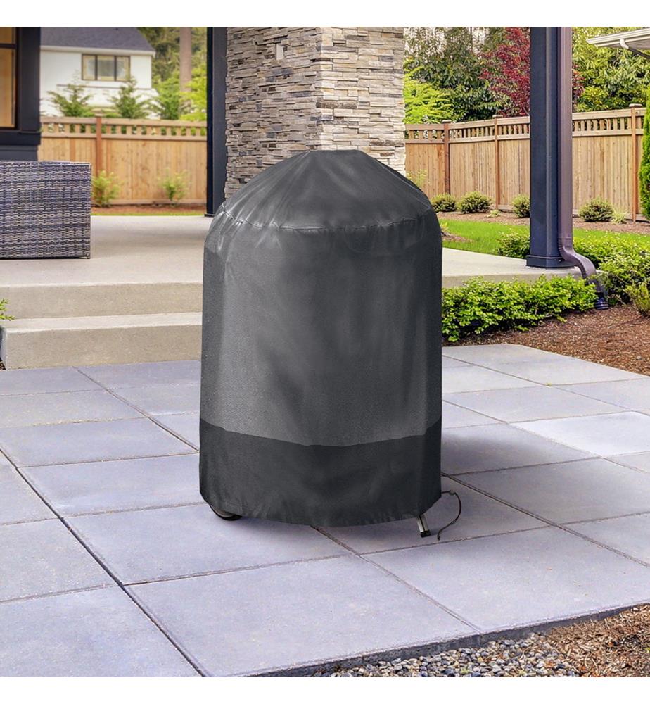 Housse de protection pour barbecue rond - 70 x 80 cm - Noir