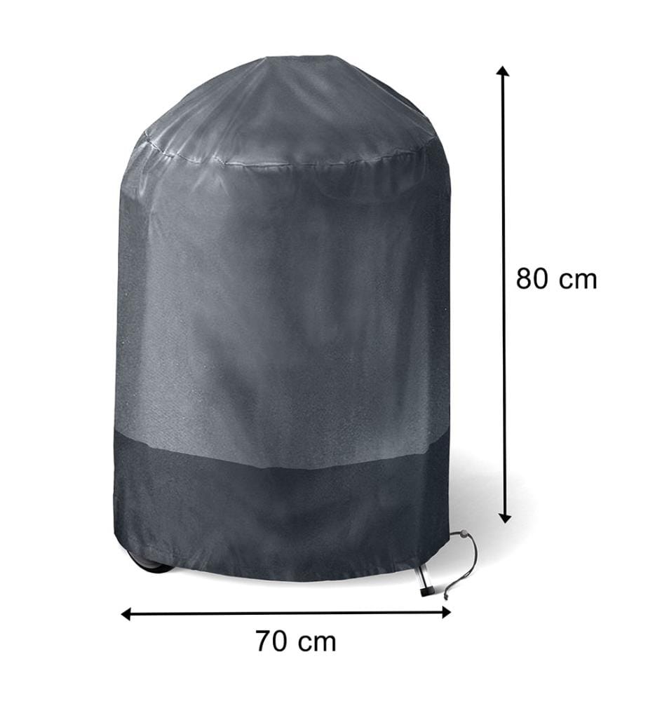 Housse de protection pour barbecue rond - 70 x 80 cm - Noir