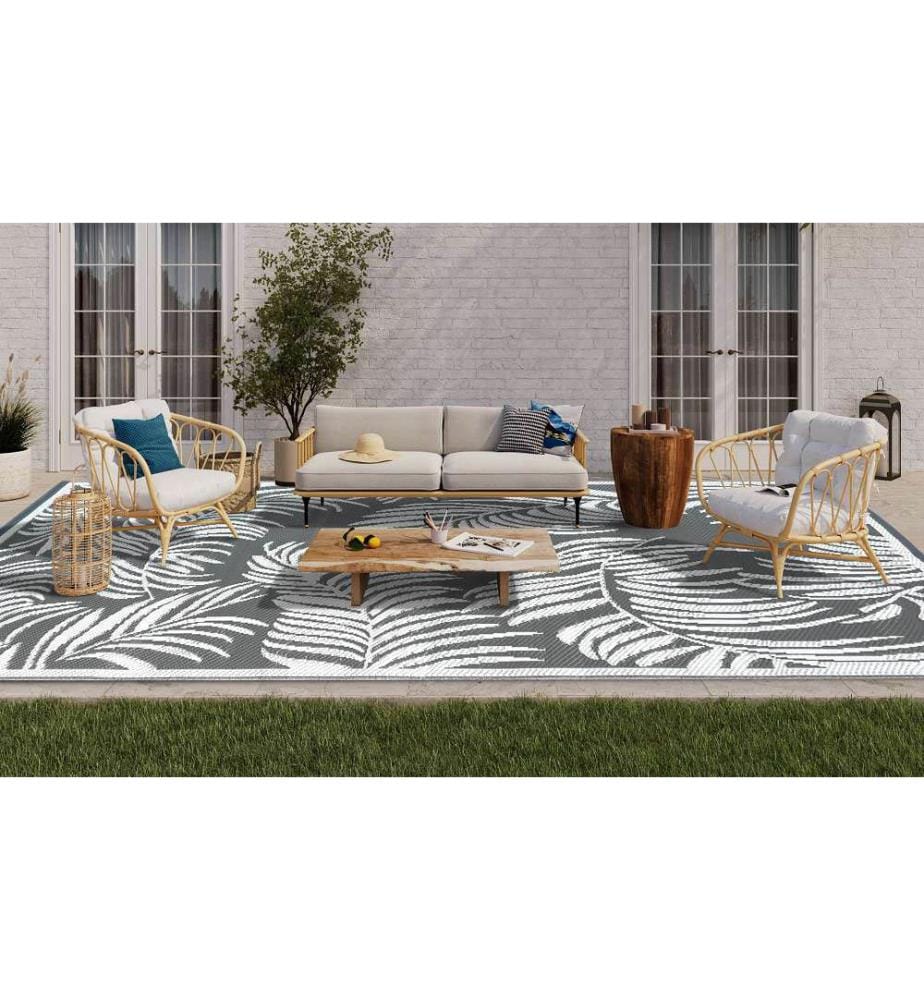 Rechteckiger Teppich Hawaii 270 x 470 cm - Grau