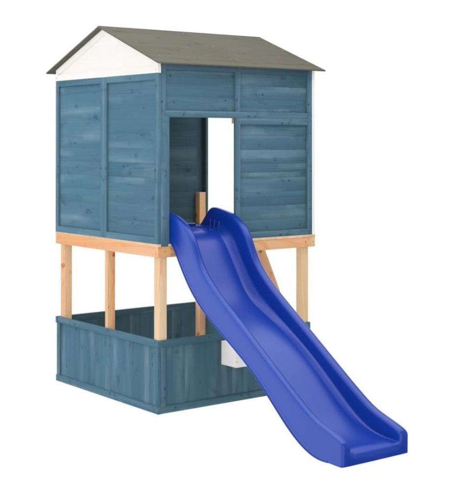 Kinderrutsche Blau 175x38x23 cm Polypropylen