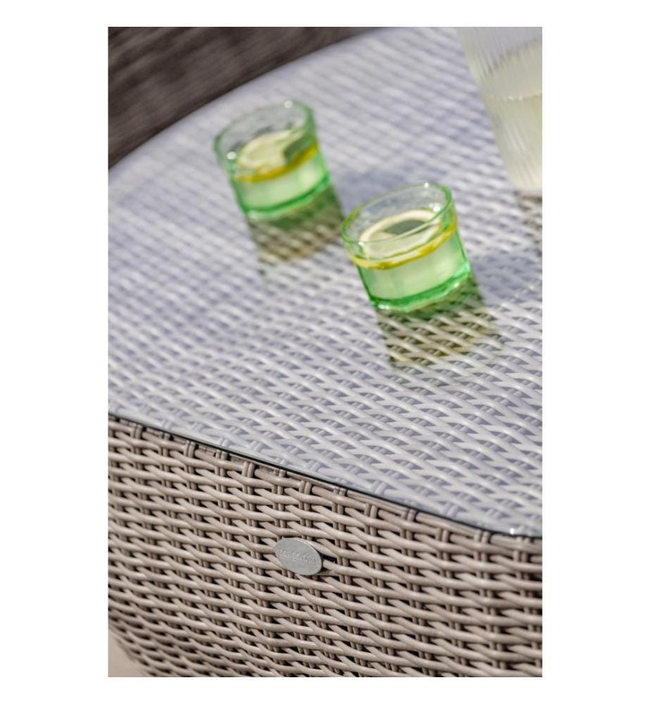 Salon Bas de Jardin Isa 5 Places - Gris