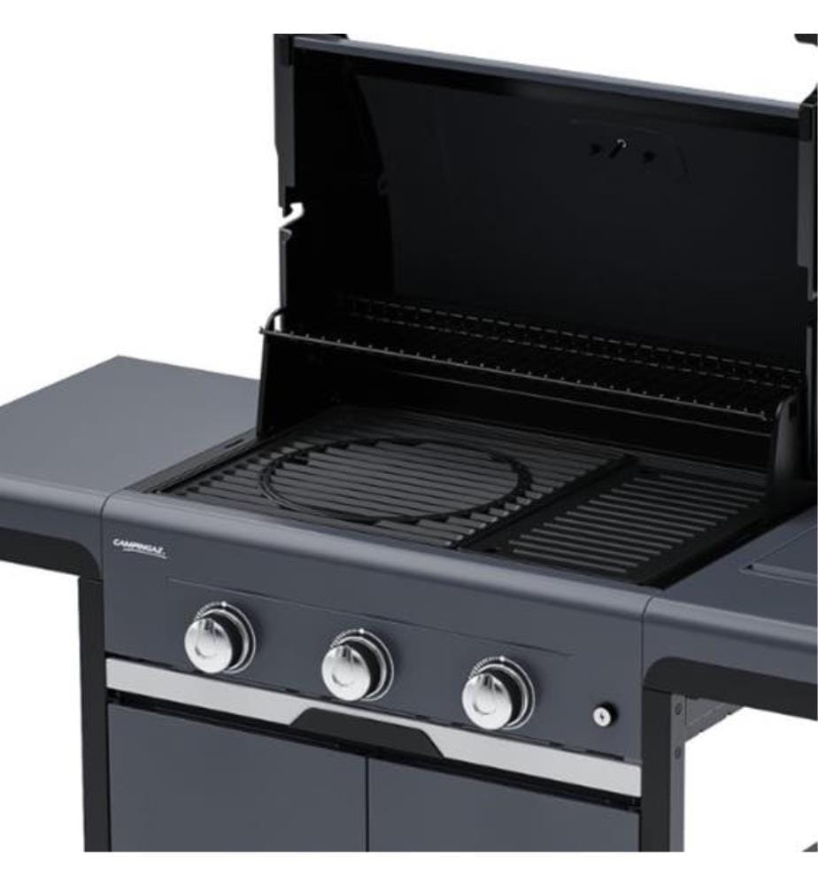 Barbecue à gaz Select 3 EXS - Noir et Argenté