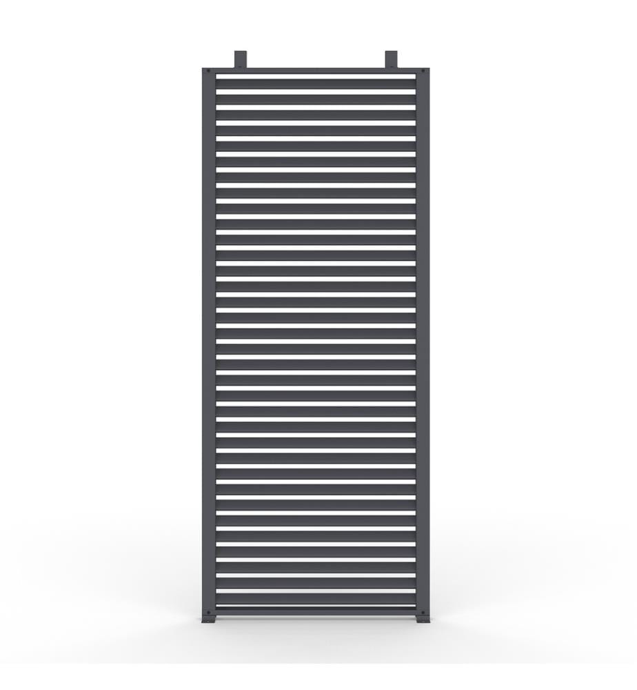 Lot de 2 Persiennes pour pergola Marina et bioclimatiques grises