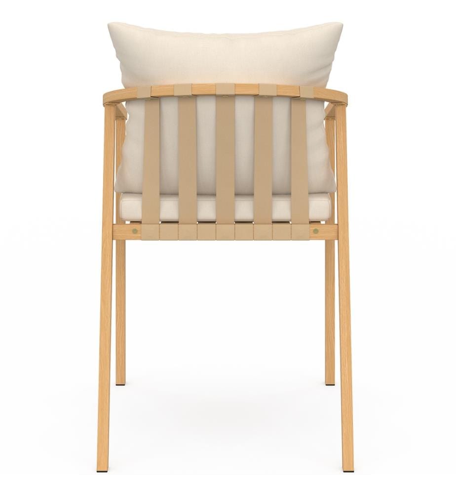 Ensemble repas Hortensia 6 places - Brun et Beige