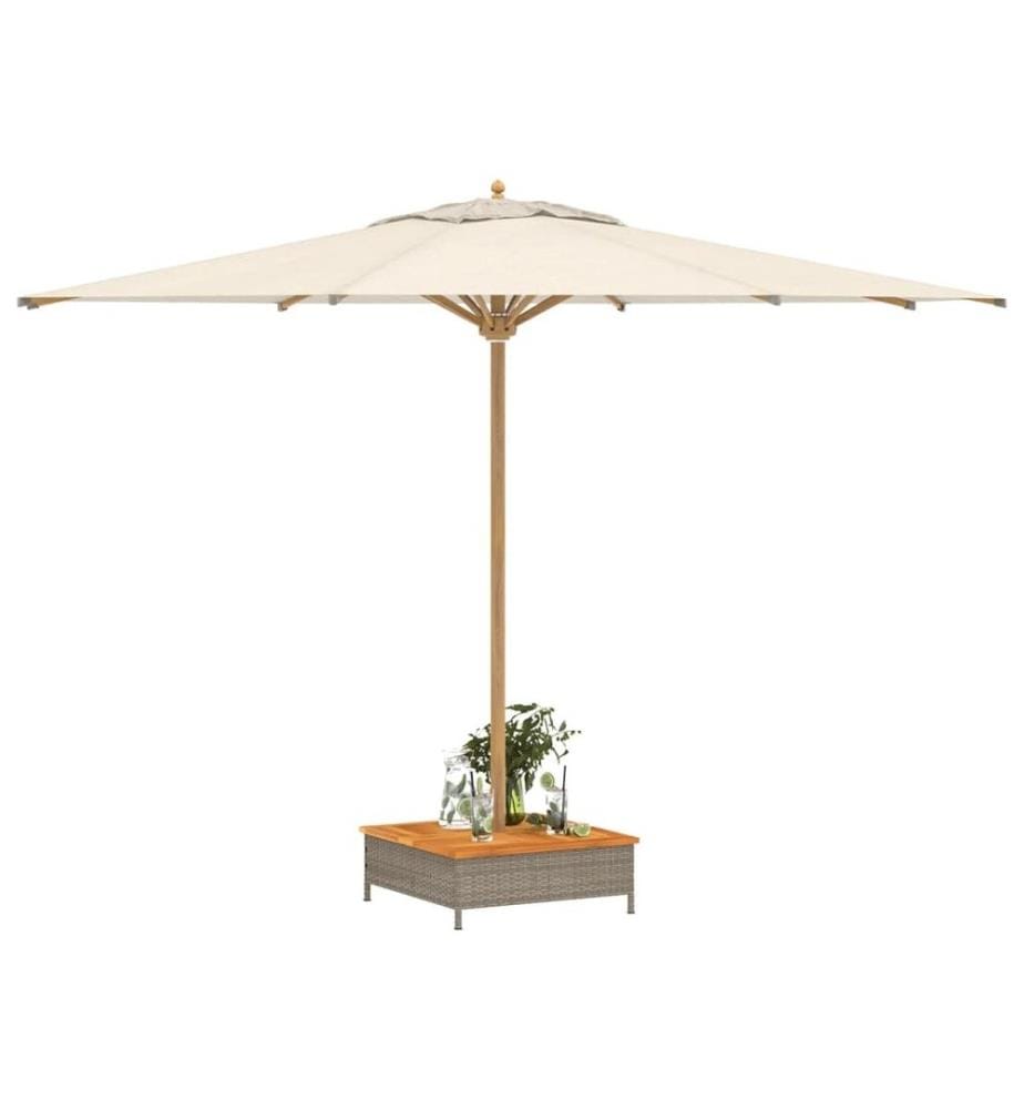 Couvercle de base de parasol gris 70x70x25 cm